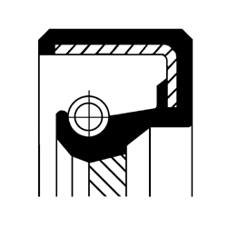 Bague d'étanchéité, vilebrequin